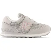New Balance Kids 515 Hook & Loop-sportschoenen, grijs (28.5), Plat, Klittenband, Sportief, kinderkleding PV515V1