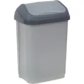 Keeeper Prullenbak - 10 l - kunststof - grijs