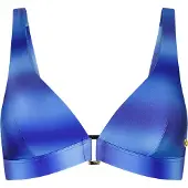 Ten Cate Triangle Buckle Push-Up Bikinitop dames Blauw 42B