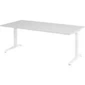 Hjh OFFICE PRO XTRA XB 2E WW - Grijs 200 x 100 Tafelhoogte I In hoogte verstelbaar
