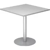 Hjh OFFICE PRO BISTRO F88Q S - Systeem conferentietafel Grijs 80 x 80 Zilver
