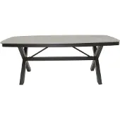 Lesli Living tuintafel - Eettafel - Deens ovaal 200x100 cm - antraciet