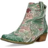 LAURA VITA Enkellaarsjes beige / groen / rosa / rood