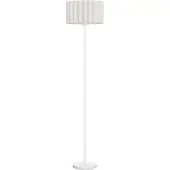 HOMCOM staande lamp, vloerlamp met E27 fitting, met golvende kap voor de woonkamer