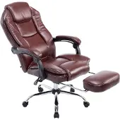 BellaFurn Klassieke bureaustoel – Ergonomische bureaustoel – Hoogwaardige bekleding, comfortabel zitgevoel