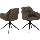 Ebuy24 Draaistoel Birgen - lichtbruin