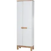 Comad Bali White 900 FSC hoge kast 187x60cm eiken/wit