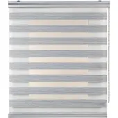 STORESDECO - Premium Duo rolgrodijn aluminium afwerking Grijs, 200x250 cm