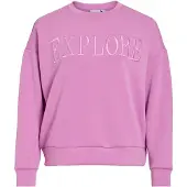 Vila Sweatshirt 'VIReflect' pink