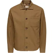 Only & Sons Overhemd 'ONSRONNIE' bruin