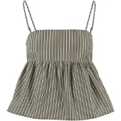 Urban Classics Top olijfgroen / wit