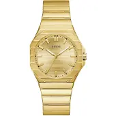 GUESS Analoog horloge 'JAQ' goud
