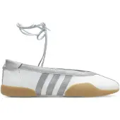 Adidas Ballerina met riempjes 'Taekwondo Mei' zilver / wit