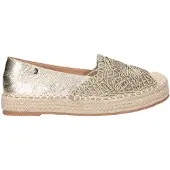 La strada Espadrille Goud Textiel - Damesschoenen - Maat - 40