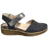 Durea 5924 Wijdt H Slingbacks | Maat 7 Dames Grijs