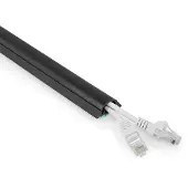 Nedis Kabelmanagement | Buis | 1 Stuks | Maximale kabeldikte: 12 mm | PVC | Zwart