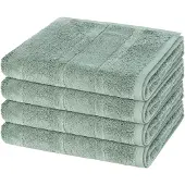 Cawö Handdoek 'Noblesse' groen