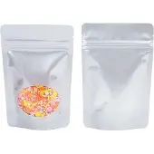 Packlinq Stazakken Zilver met ovaal Venster 10x6x15cm 57 gram