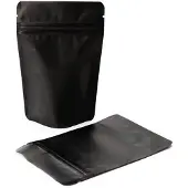 Packlinq Stazakken Matt Zwart 8x5x13cm | 28 gram (100 stuks) | Doypacks | Stand up pouches