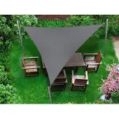 Sunshader SunShade Premium - Waterdichte Schaduwdoek - 5x5x7m - Beige