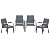 Garden Impressions Catania tuinstoelen set van 4 all weather