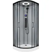 Kerra Orion complete douchecabine met massagejets zwart