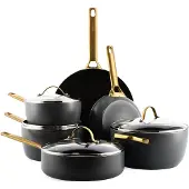 Greenpan Pannenset Padova Reserve Black Met Keramische Antikleeflaag (10-delig)