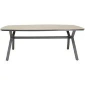 Lesli Living Odense - Eettafel - Deens ovaal 200x100 cm - lichtbruin