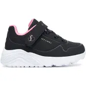 SKECHERS Uno Lite meisjes sneakers zwart maat 25