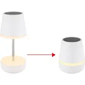 Globo Solar tafellampje Felina wit
