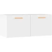 vidaXL Wandkast 80x35x36,5 cm bewerkt hout wit