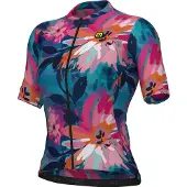 ALÉ - Women's PR-E Jardin S/S Jersey - Fietsshirt L, meerkleurig