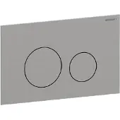 Geberit Drukplaat Sigma 40, 2-toets Square Glas Wit