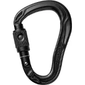 Edelrid HMS Bullet PermaLock Karabijnhaak, unisex, zwart