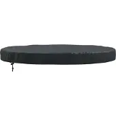 vidaXL Tuintafel Hoes Zwart 92 x 92 x 10 cm 420D Oxford stof