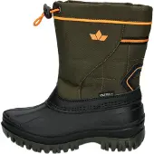 Lico Snowboots 'Bobby' olijfgroen / oranje / zwart
