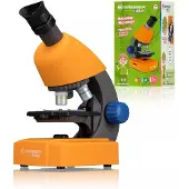 Bresser Junior Microscoop – 40x640x – Oranje – Voor Transparante Preparaten