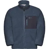 Jack Wolfskin - Kid's Ice Curl Jacket - Fleecevest 116, blauw