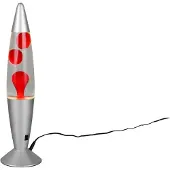 RL LIVE YOUR LIGHT REALITY VESUV - Lava lamp - Transparant helder - incl. 1x SMD 21 W - rode lava