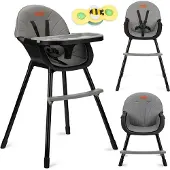 Momi Kinderstoel 3-in-1 Reki Black