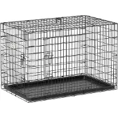 PawHut Hondenbench - Metaal - 92x57x62,5cm - Zwart