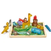 Hape Animal World Puzzle Veelkleurig Kinderen