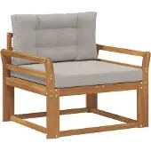vidaXL Buiten Midden Sofa Naturel