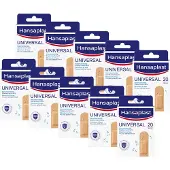 Hansaplast Pleisters Universeel 20 Strips Voordeelverpakking - 10x 20 strips
