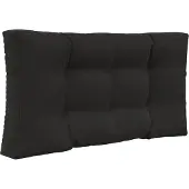 vidaXL Buitenbankkussen Polyester Zwart 80 x 80 cm
