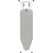 Brabantia Strijkplank B - met strijkijzerhouder - 124x38 cm - Metallic