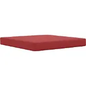 vidaXL Buitenbankkussen Polyester Wijnrood 80 x 80 x 8 cm