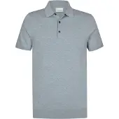 Profuomo Polo Luxury Basic Blauw heren