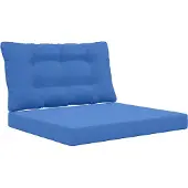 vidaXL Buitenbankkussen Polyester Koninklijk Blauw 80 x 68,5 x 8 cm