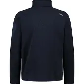 CMP - Jacket Jacquard Knitted 3H60747N - Fleecevest 60, blauw/zwart
